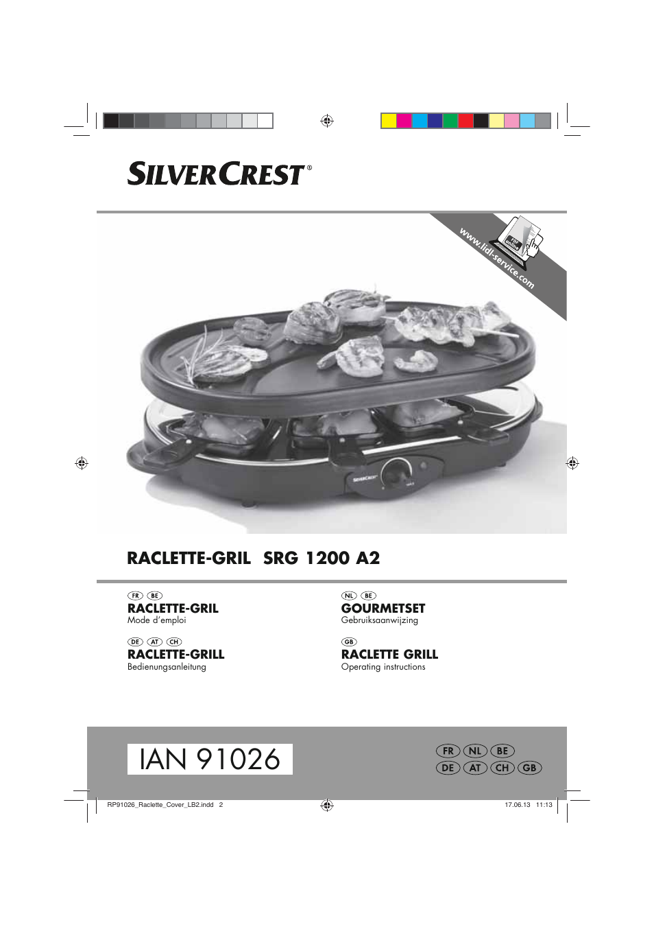 Silvercrest SRG 1200 A2 User Manual | 46 pages