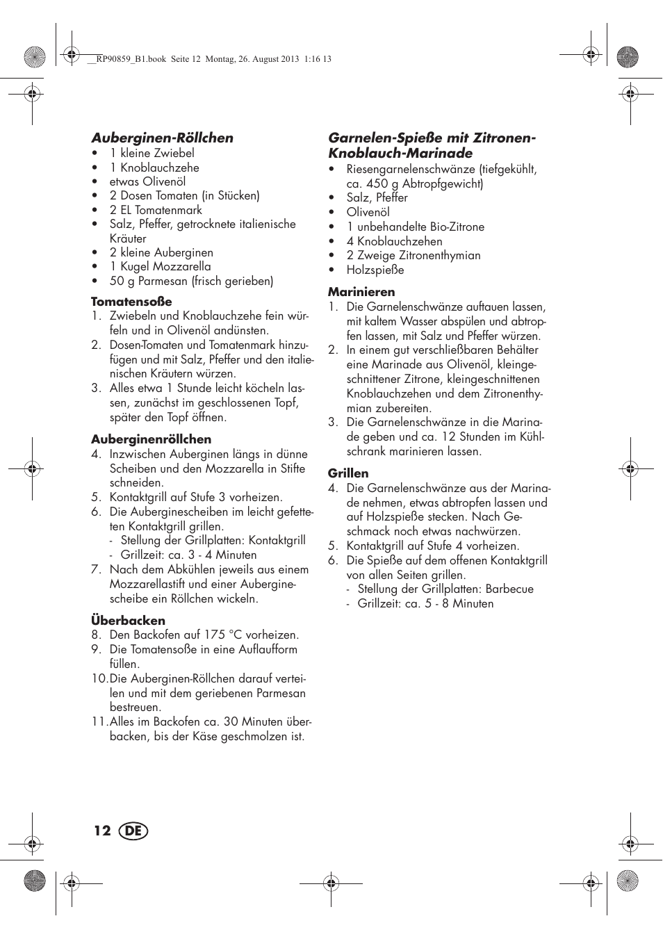 Silvercrest SKG 1700 A1 User Manual | Page 14 / 70