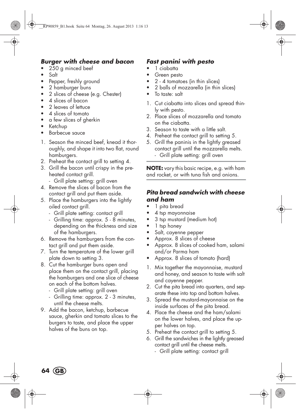 Silvercrest SKG 1700 A1 User Manual | Page 66 / 70