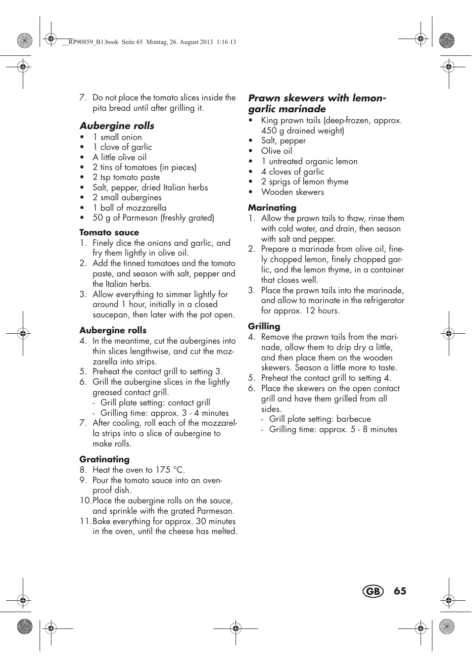 Silvercrest SKG 1700 A1 User Manual | Page 67 / 70