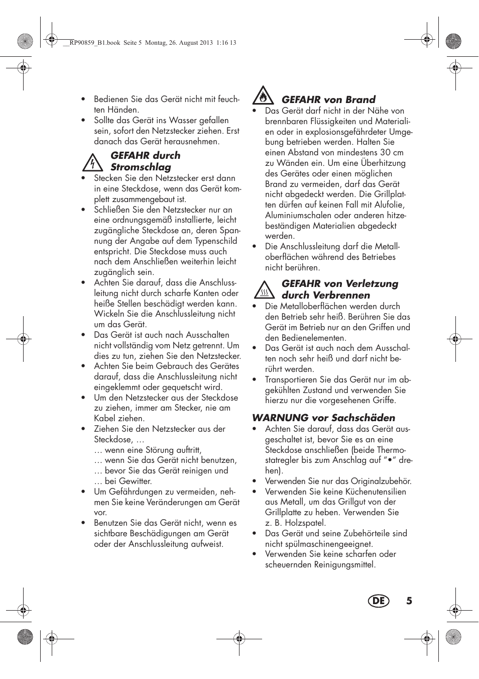 Silvercrest SKG 1700 A1 User Manual | Page 7 / 70