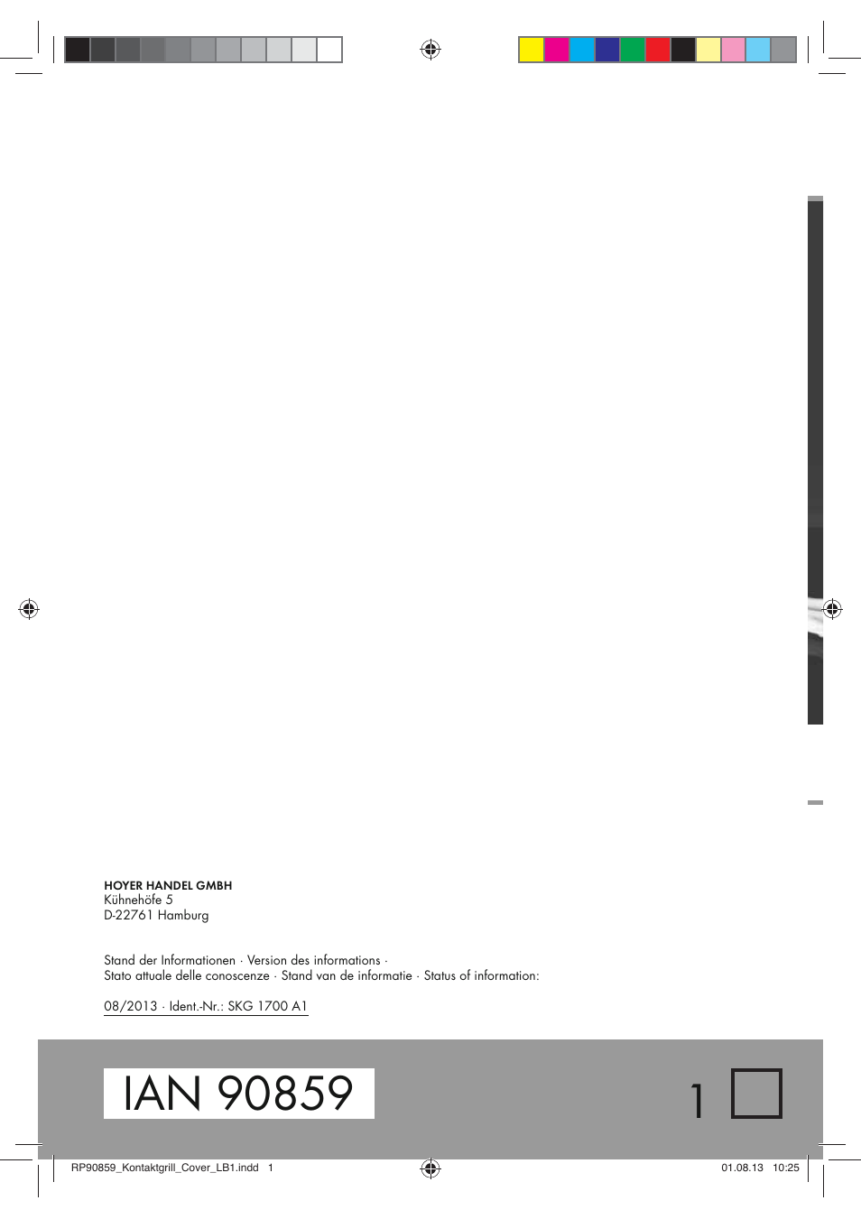 Silvercrest SKG 1700 A1 User Manual | Page 70 / 70