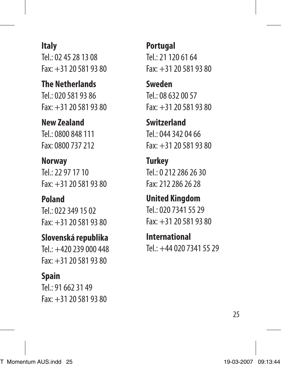 Dymo LETRATAG LT-100T User Manual | Page 25 / 26