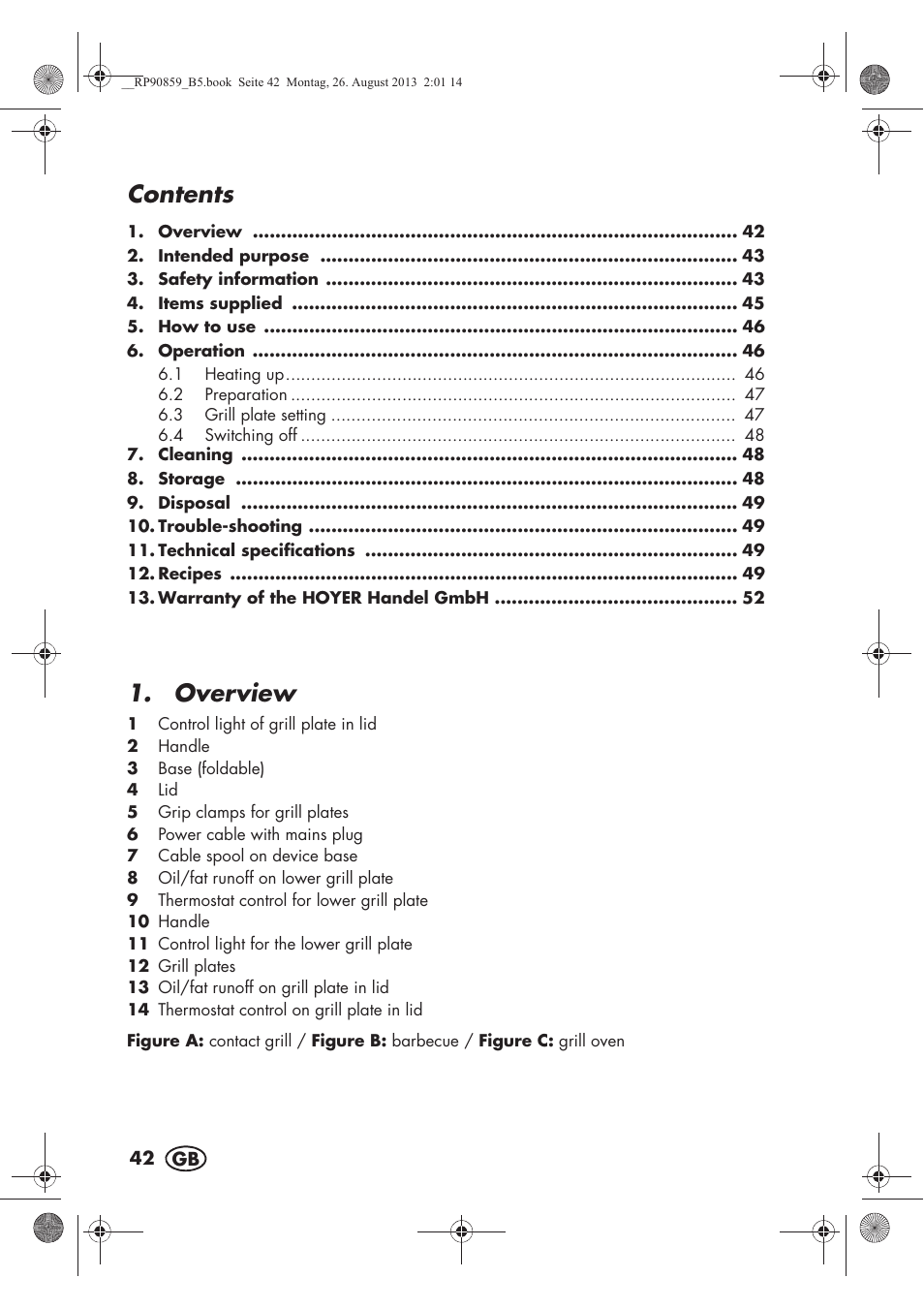Silvercrest SKG 1700 A1 User Manual | Page 44 / 70