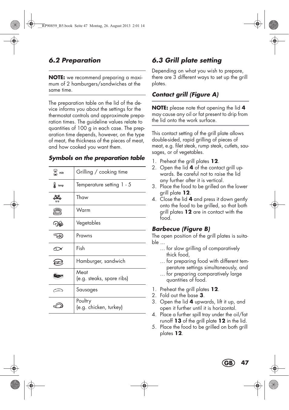 Silvercrest SKG 1700 A1 User Manual | Page 49 / 70
