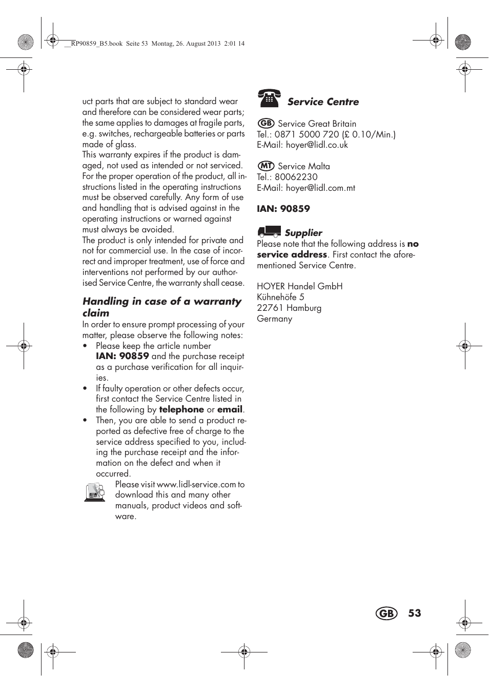 Silvercrest SKG 1700 A1 User Manual | Page 55 / 70