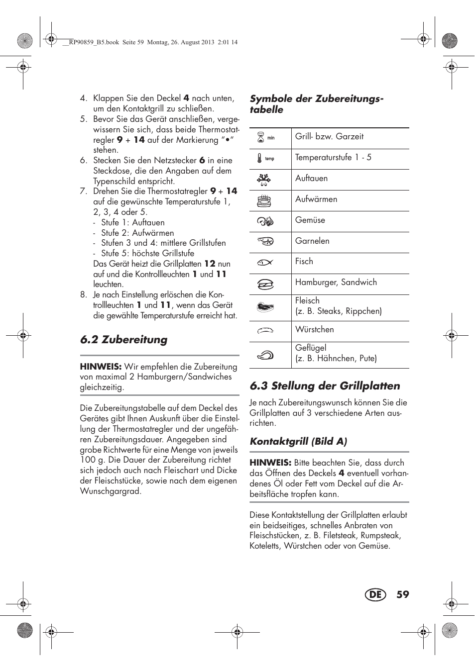 Silvercrest SKG 1700 A1 User Manual | Page 61 / 70