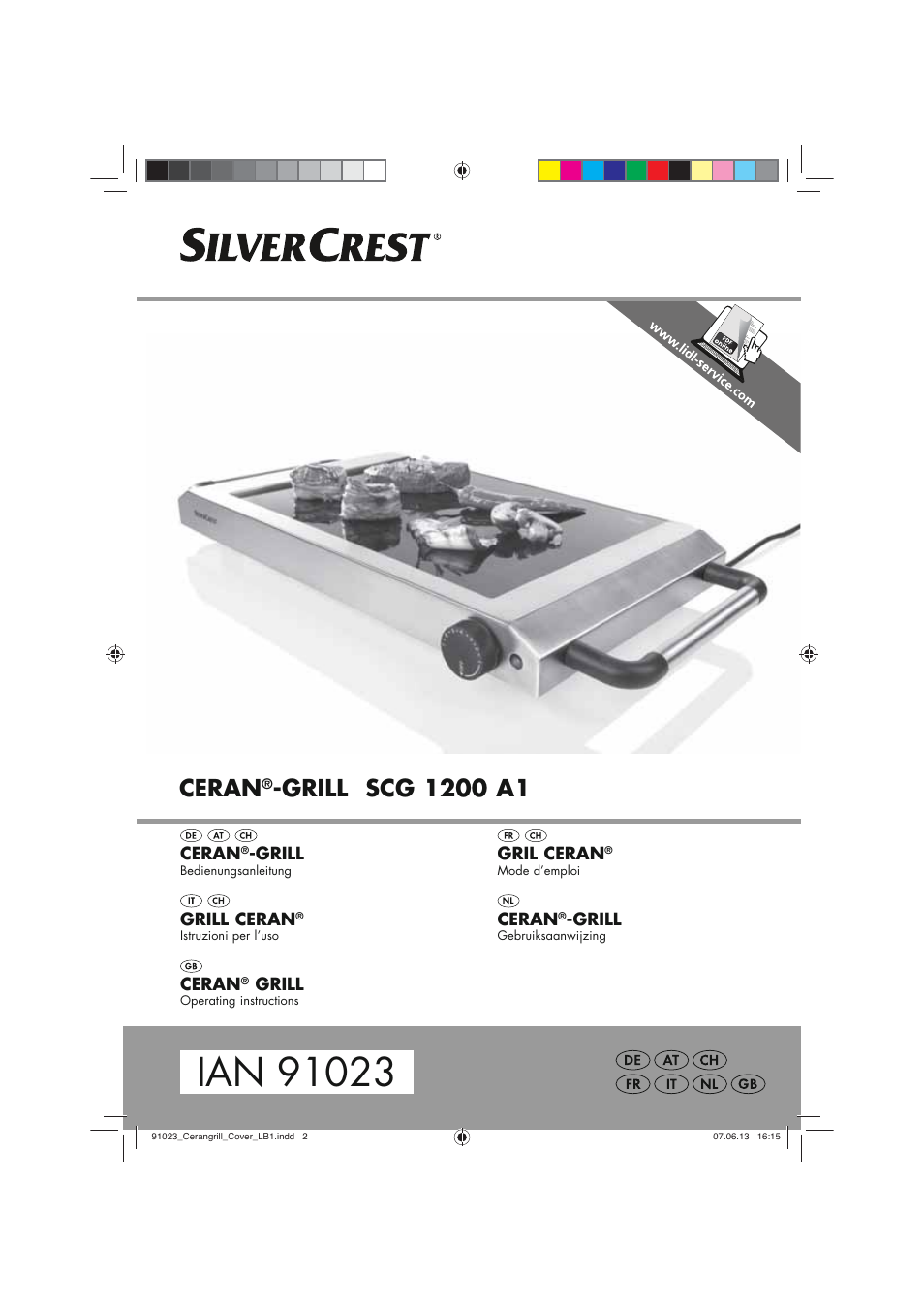 Silvercrest SCG 1200 A1 User Manual | 58 pages