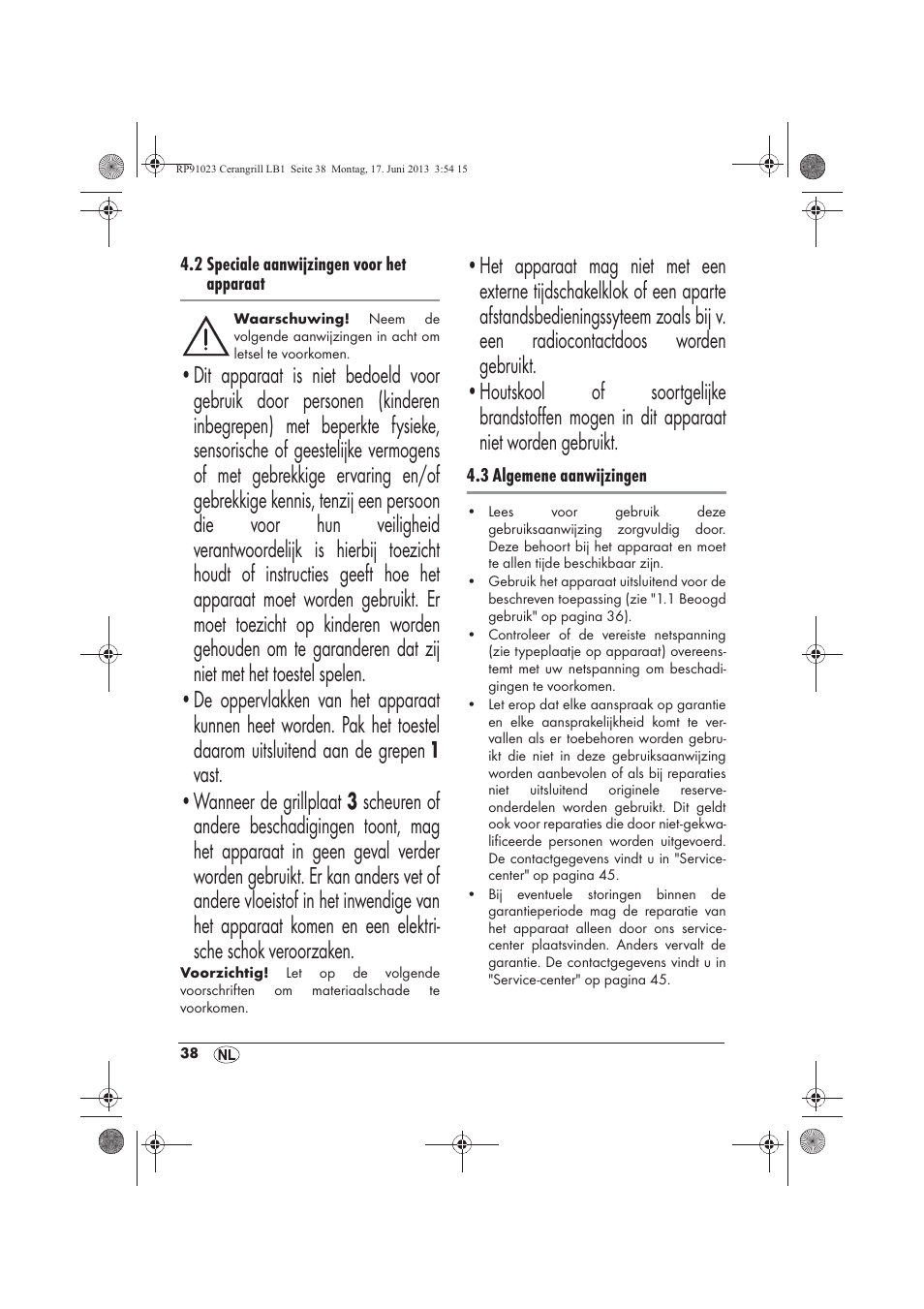 Silvercrest SCG 1200 A1 User Manual | Page 40 / 58