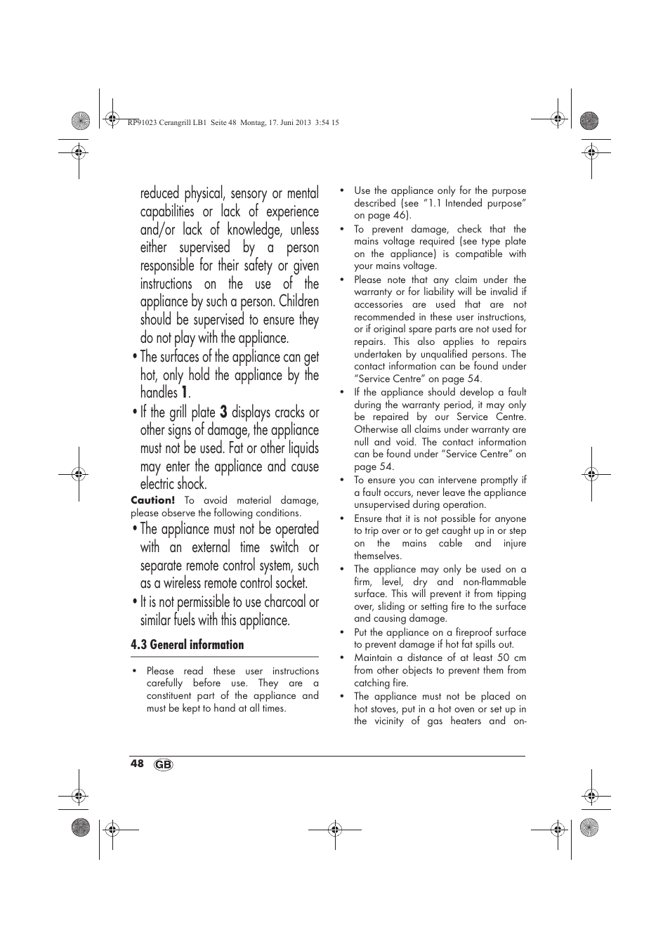 Silvercrest SCG 1200 A1 User Manual | Page 50 / 58