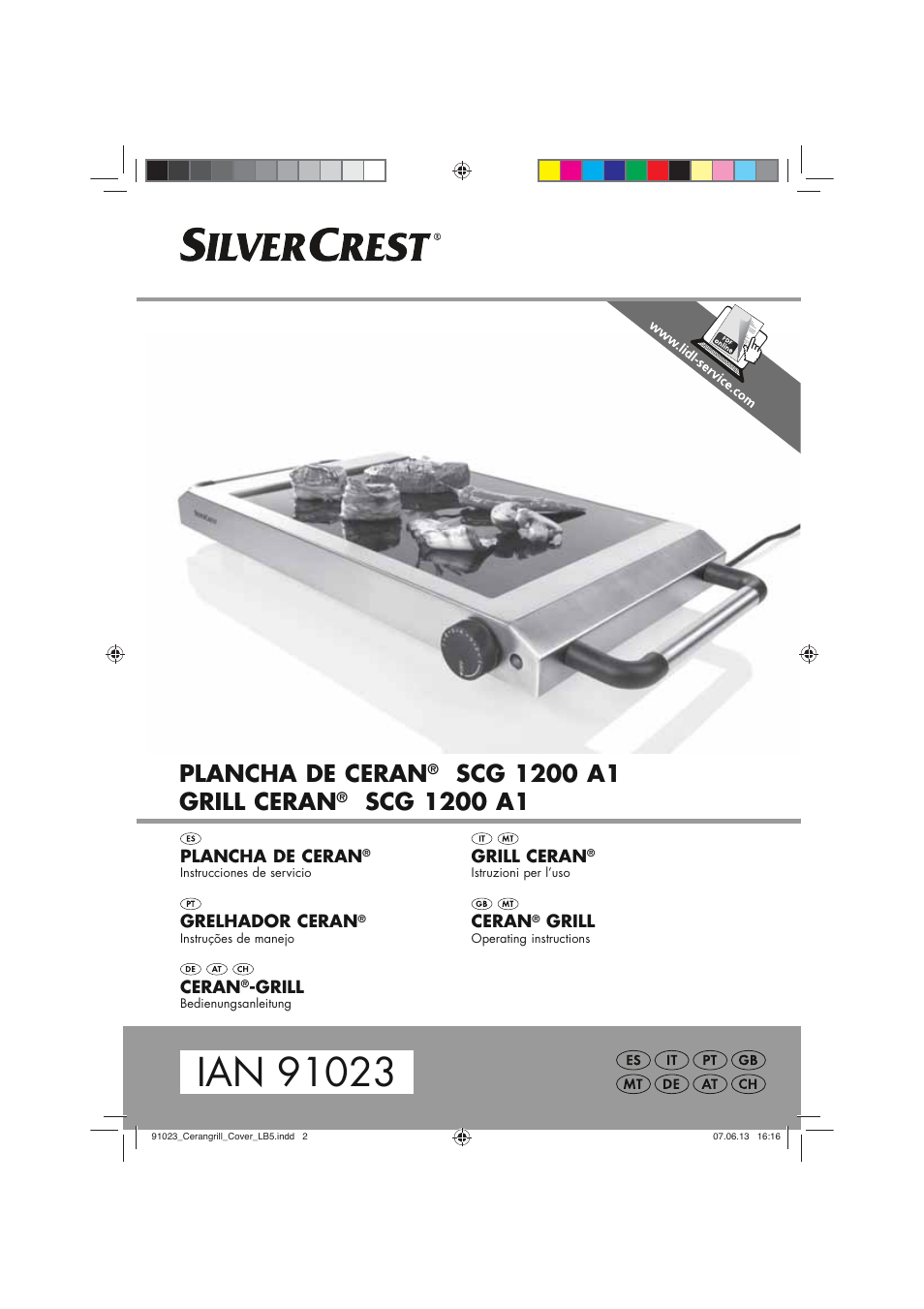 Silvercrest SCG 1200 A1 User Manual | 58 pages
