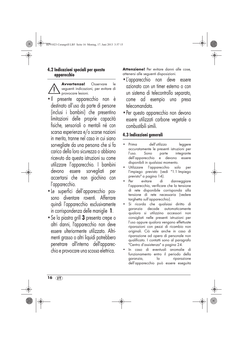 Silvercrest SCG 1200 A1 User Manual | Page 18 / 58
