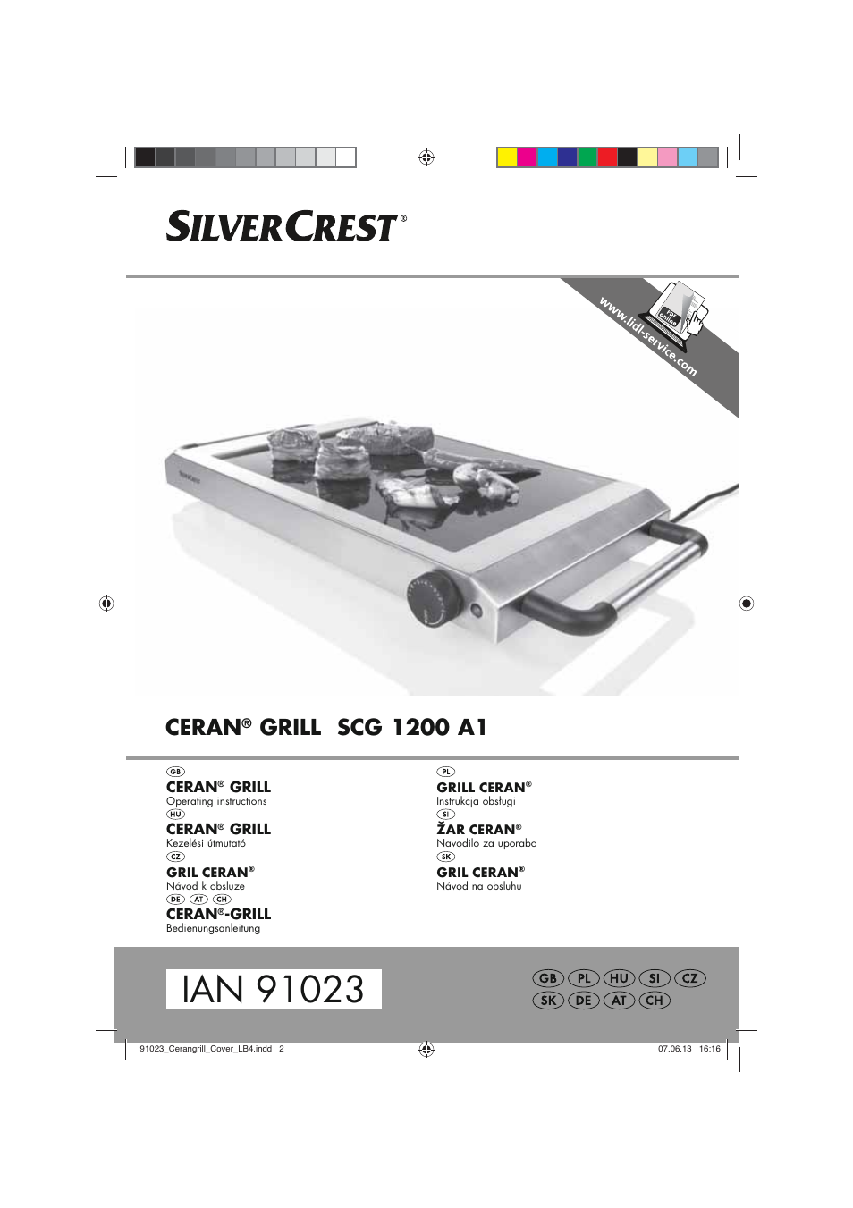 Silvercrest SCG 1200 A1 User Manual | 78 pages