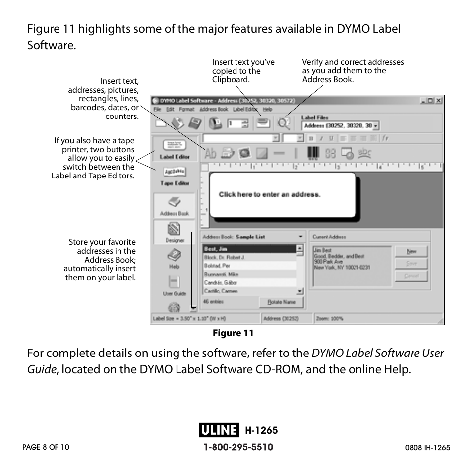 Dymo H-1265 User Manual | Page 8 / 10