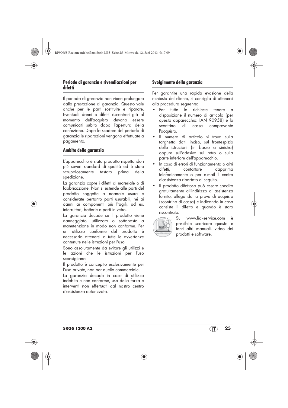 Silvercrest SRGS 1300 A2 User Manual | Page 27 / 66