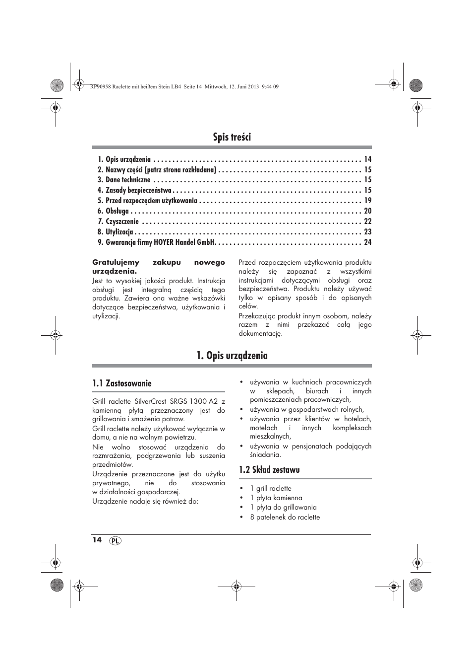 Silvercrest SRGS 1300 A2 User Manual | Page 16 / 86