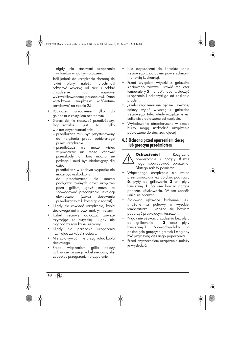 Silvercrest SRGS 1300 A2 User Manual | Page 20 / 86