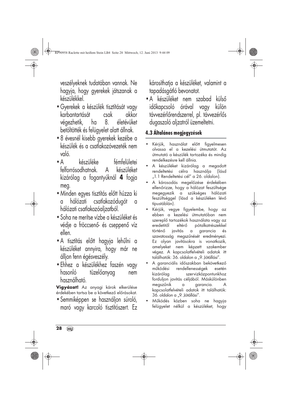 Silvercrest SRGS 1300 A2 User Manual | Page 30 / 86