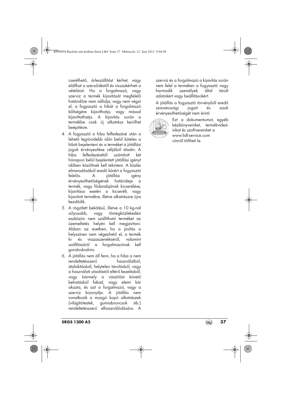 Silvercrest SRGS 1300 A2 User Manual | Page 39 / 86
