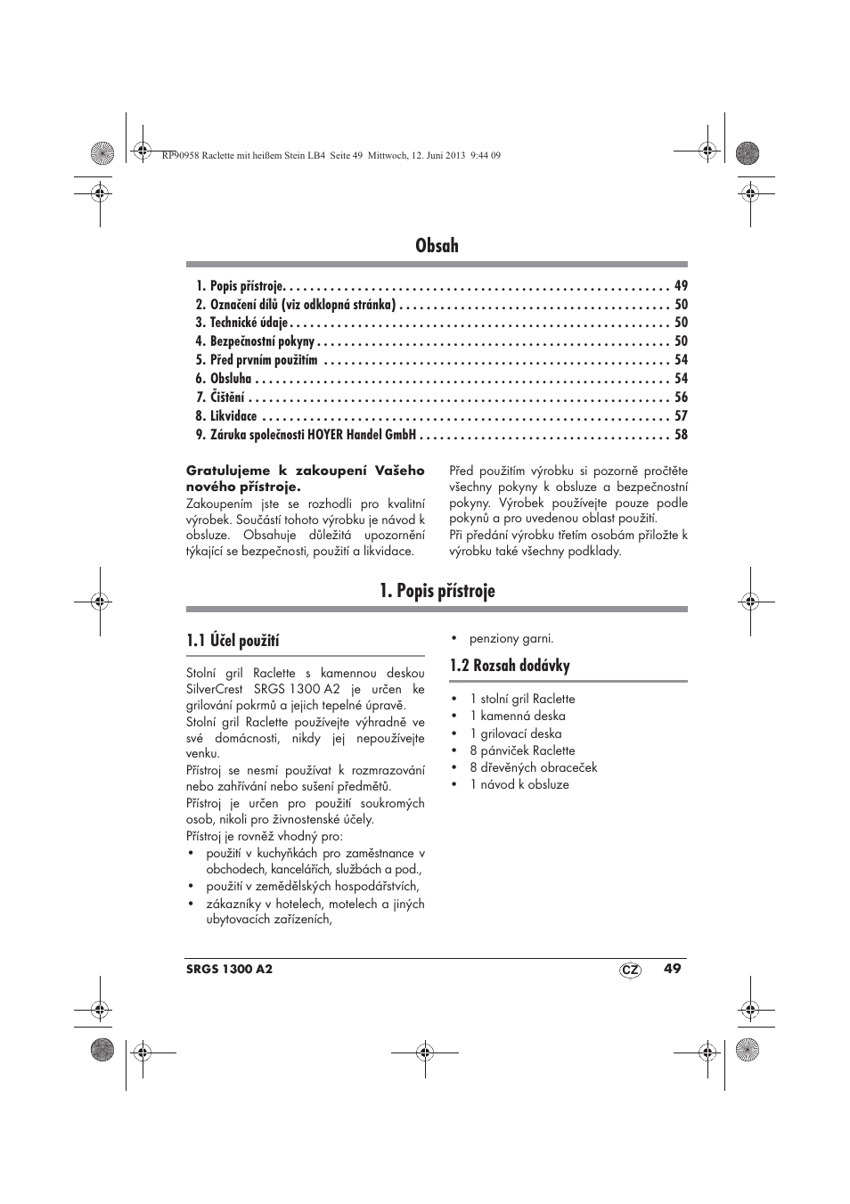Silvercrest SRGS 1300 A2 User Manual | Page 51 / 86