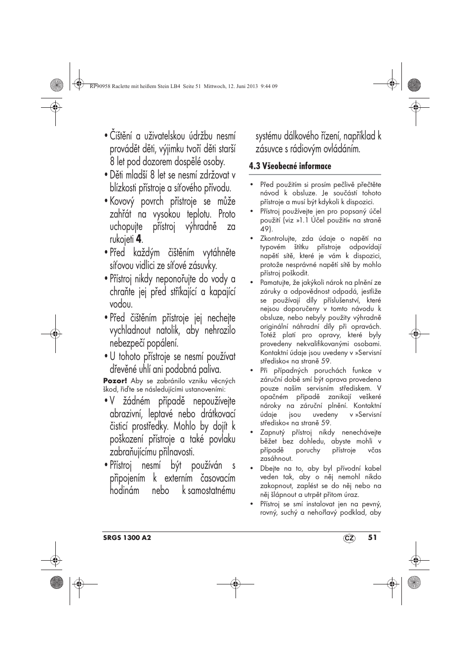 Silvercrest SRGS 1300 A2 User Manual | Page 53 / 86