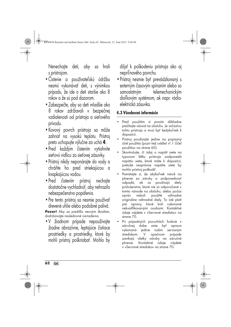 Silvercrest SRGS 1300 A2 User Manual | Page 64 / 86