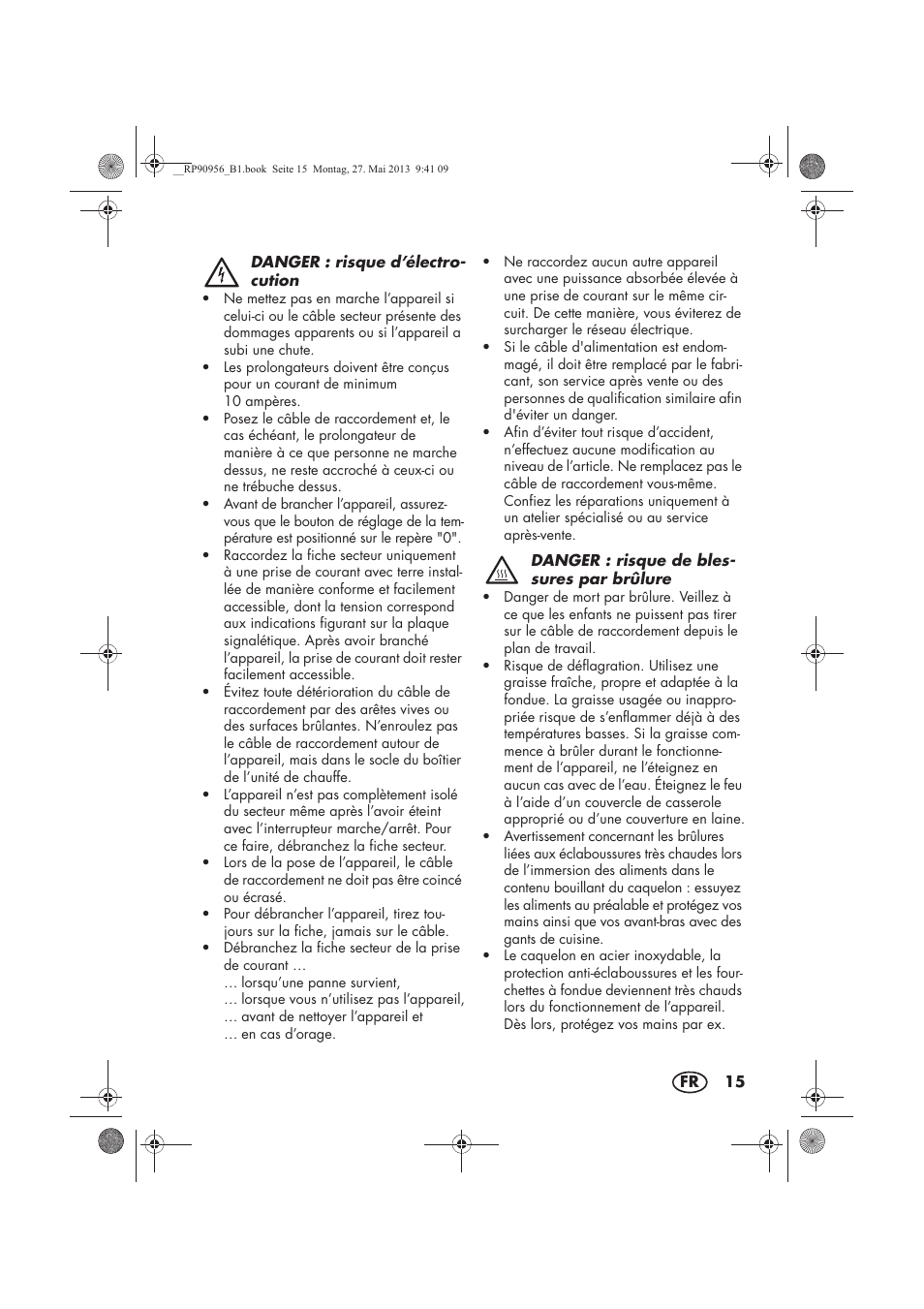 Silvercrest SFE 1500 A1 User Manual | Page 17 / 54