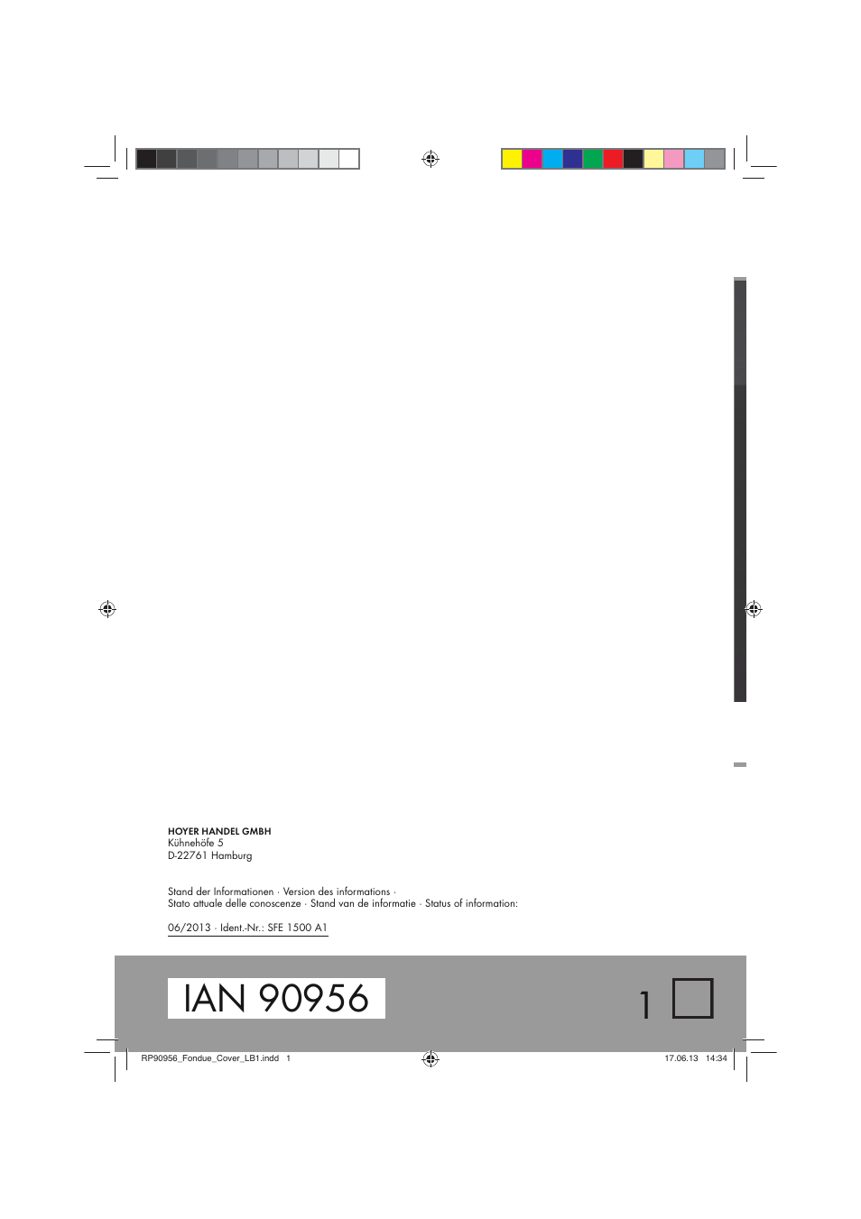 Silvercrest SFE 1500 A1 User Manual | Page 54 / 54