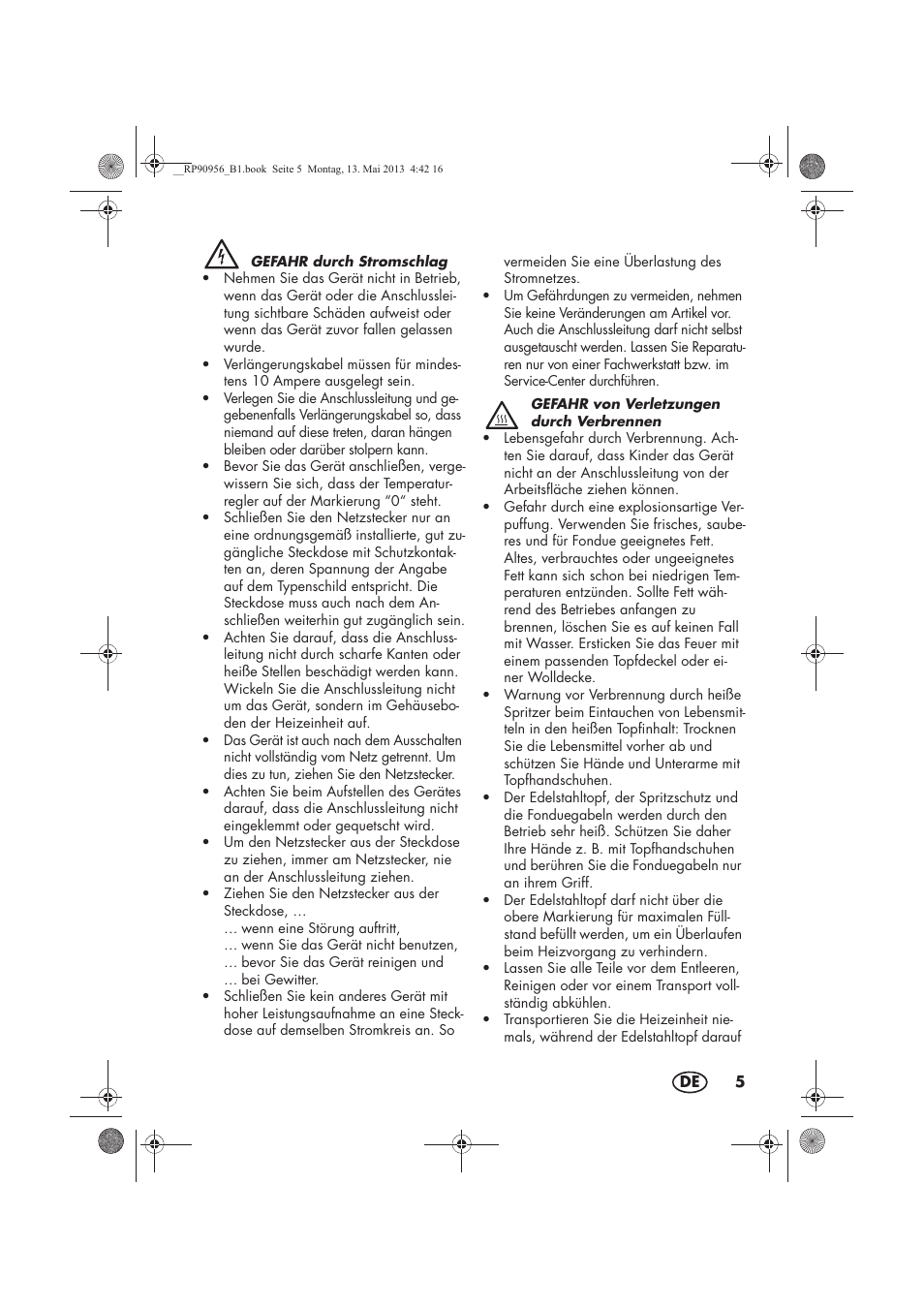 Silvercrest SFE 1500 A1 User Manual | Page 7 / 54