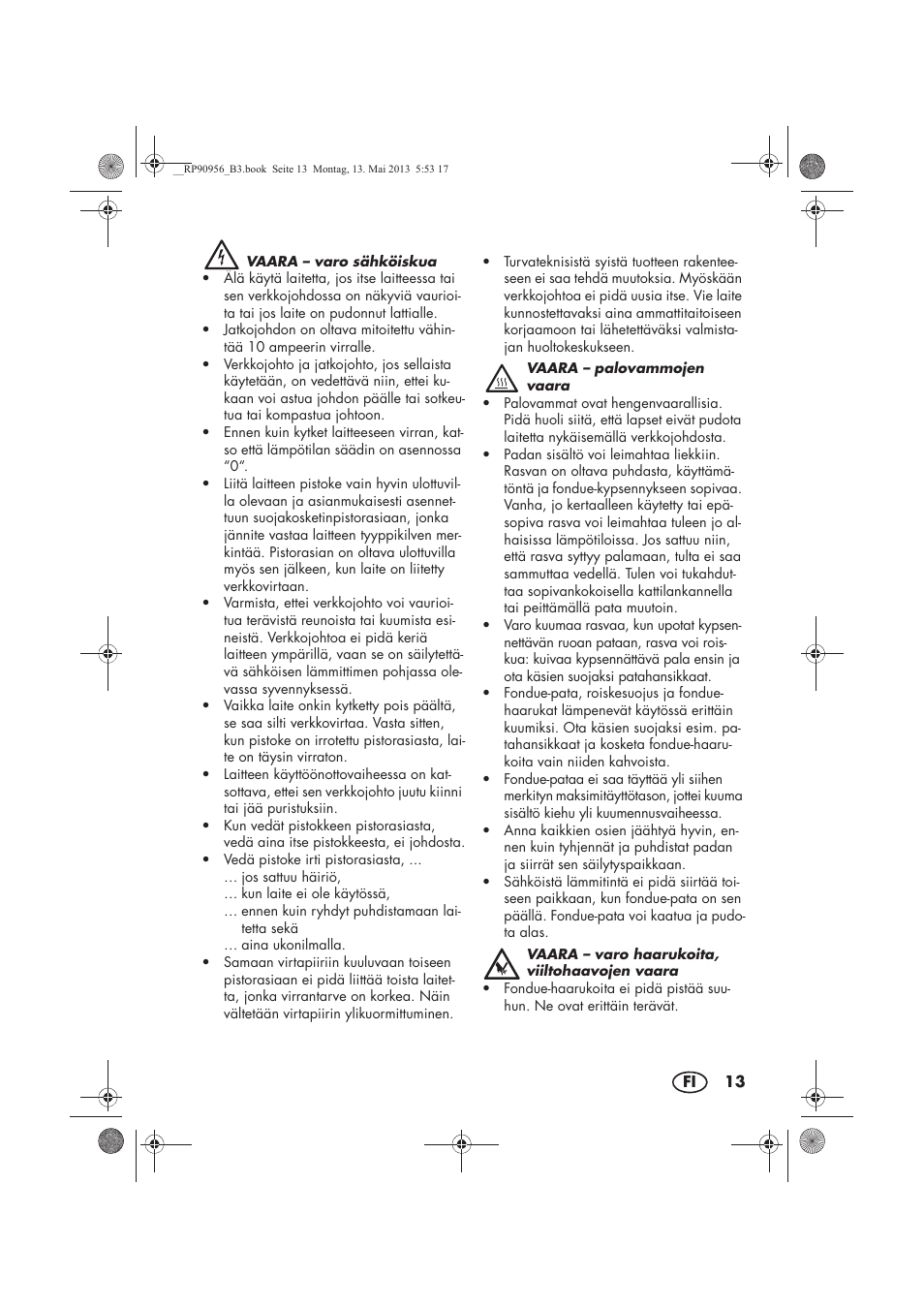 Silvercrest SFE 1500 A1 User Manual | Page 15 / 70