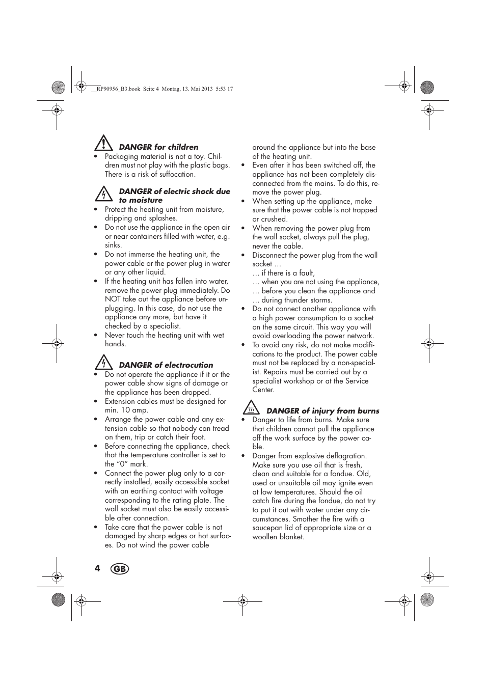 Silvercrest SFE 1500 A1 User Manual | Page 6 / 70