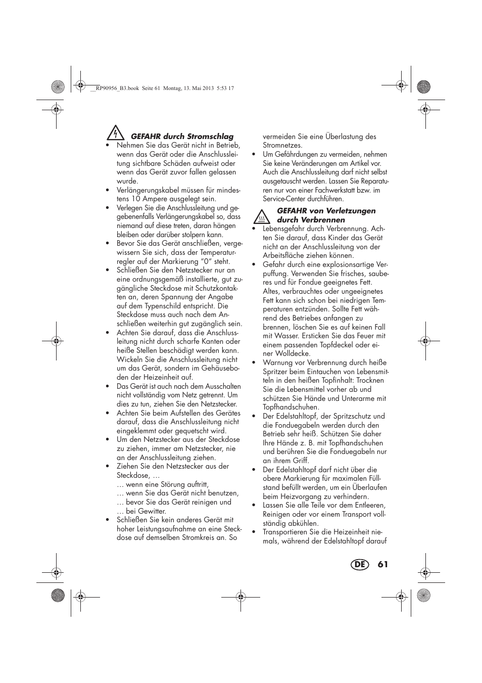 Silvercrest SFE 1500 A1 User Manual | Page 63 / 70