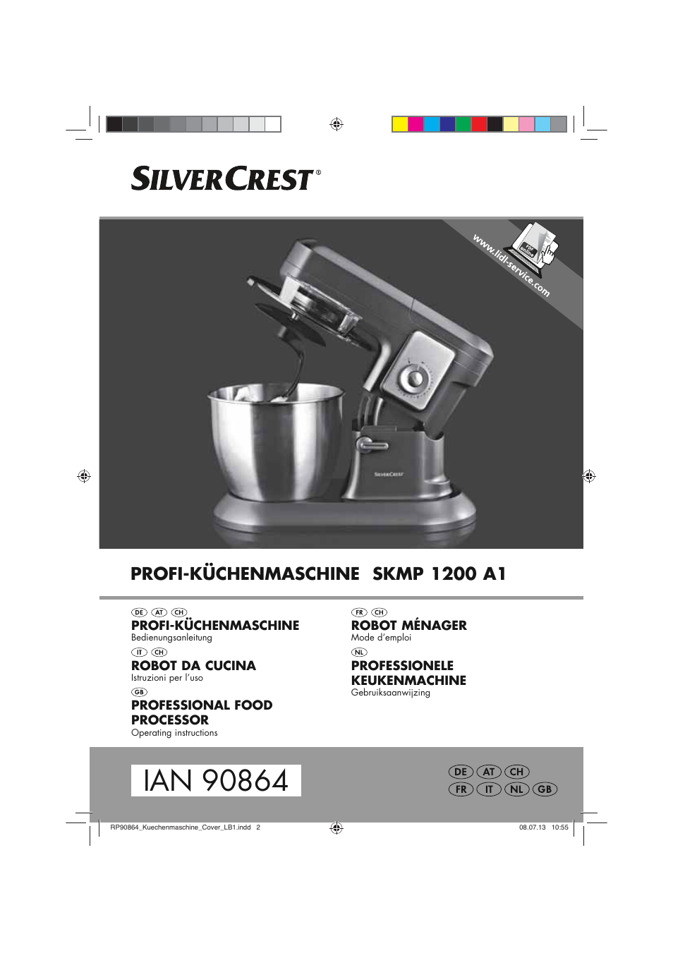 Silvercrest SKMP 1200 A1 User Manual | 86 pages
