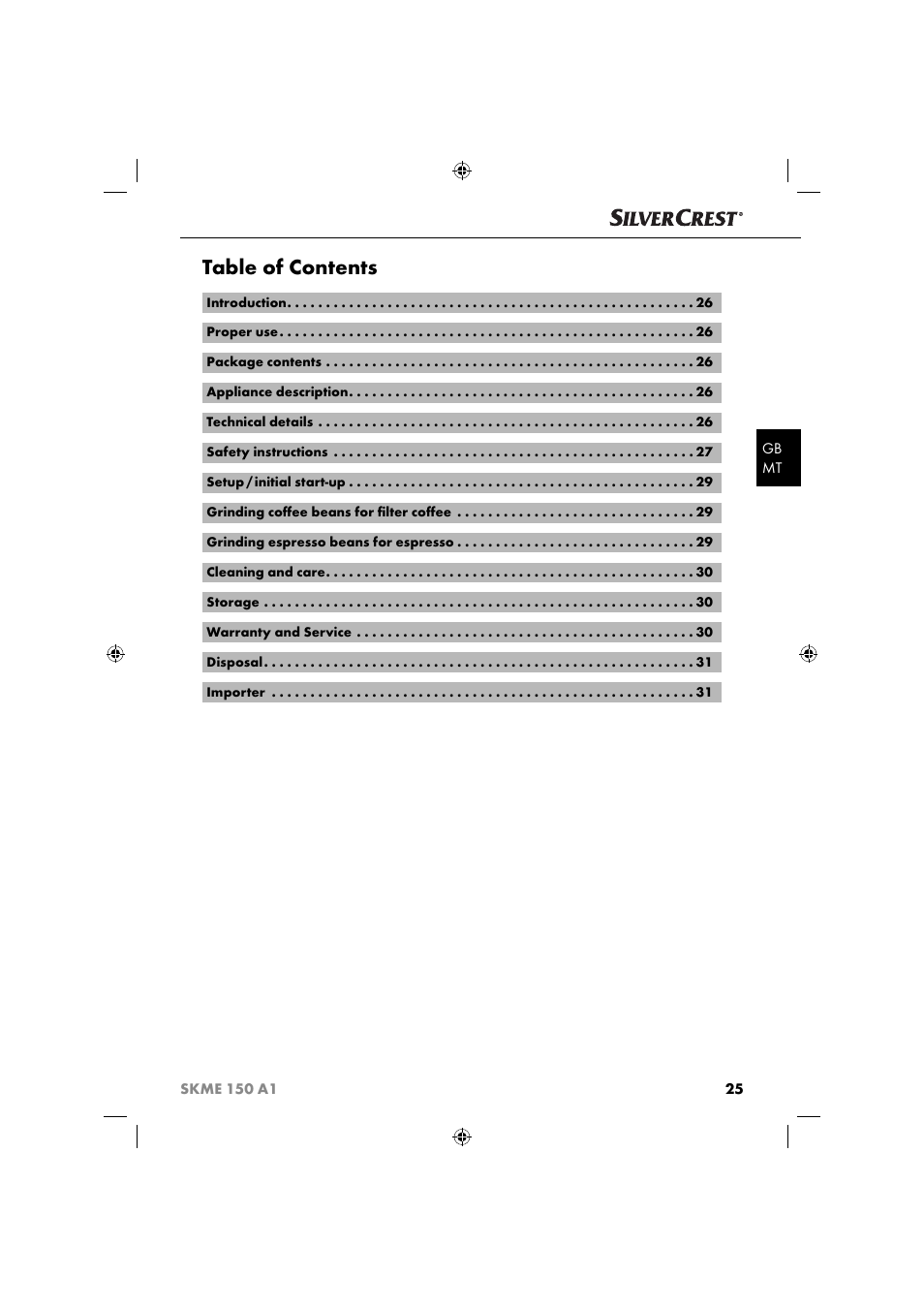 Silvercrest SKME 150 A1 User Manual | Page 28 / 43