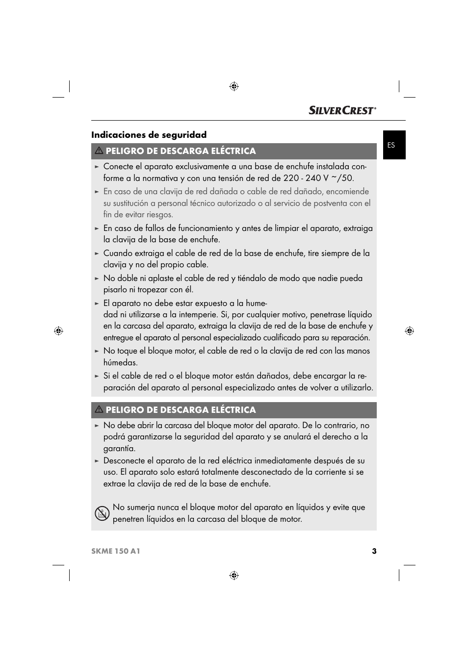 Silvercrest SKME 150 A1 User Manual | Page 6 / 43