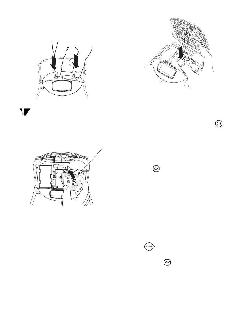 Settings, Selecting a language | Dymo ExecuLabel LM450 User Manual | Page 4 / 18