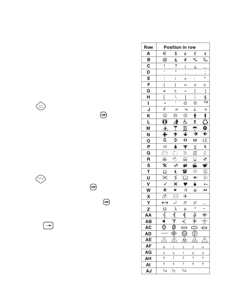 Using mixed formats, Using tabs, Using symbols and special characters | Adding symbols | Dymo ExecuLabel LM450 User Manual | Page 9 / 18