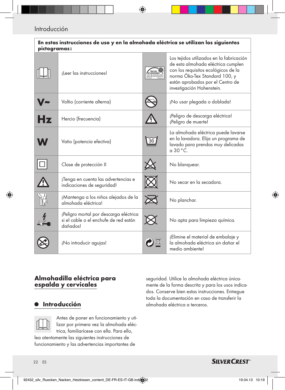 Introducción | Silvercrest SRNH 100 B2 User Manual | Page 22 / 45