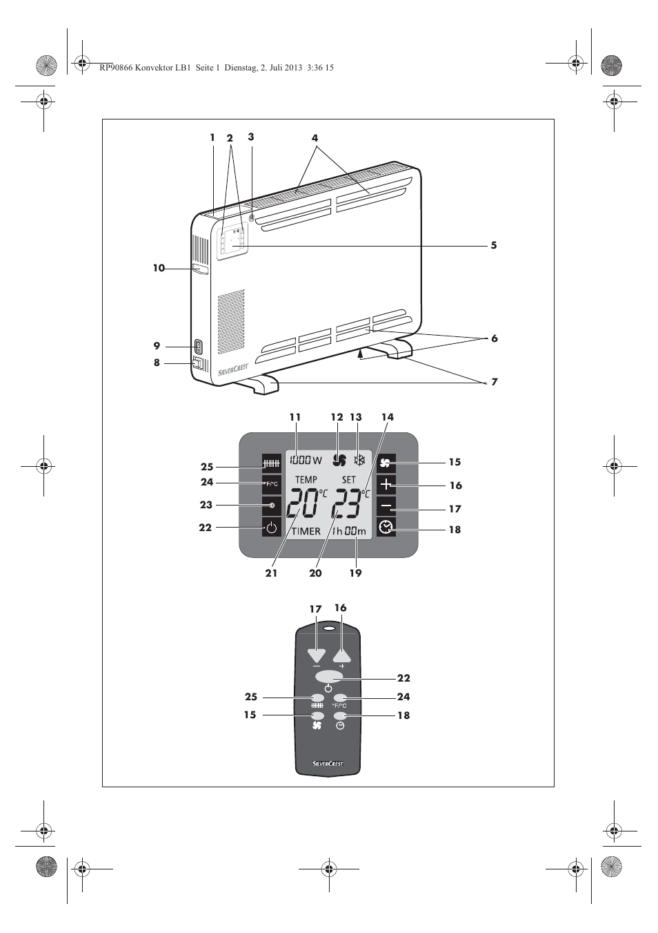 Silvercrest SKD 2300 A1 User Manual | Page 3 / 62