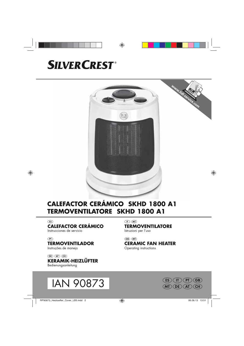 Silvercrest SKHD 1800 A1 User Manual | 58 pages