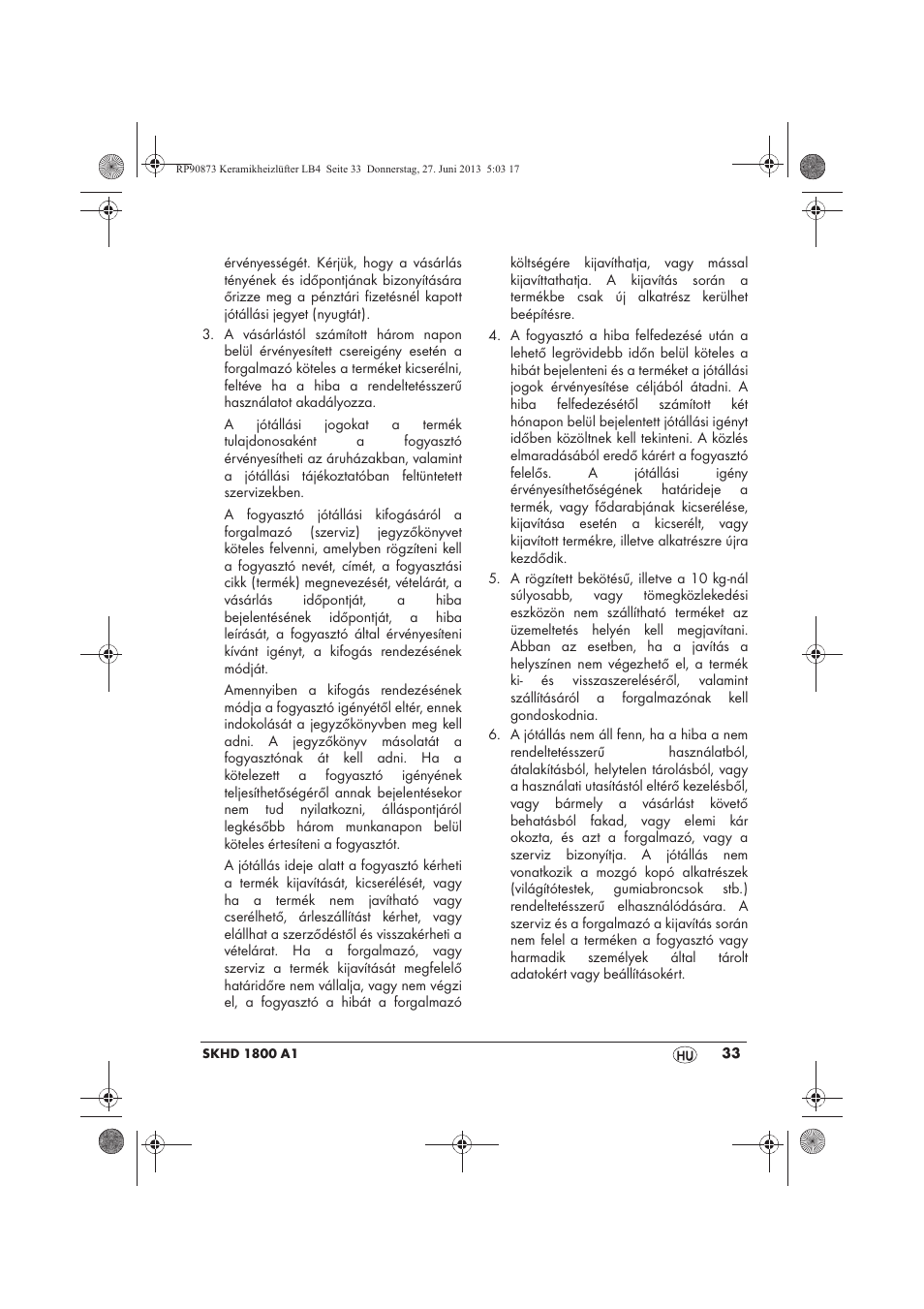 Silvercrest SKHD 1800 A1 User Manual | Page 35 / 78