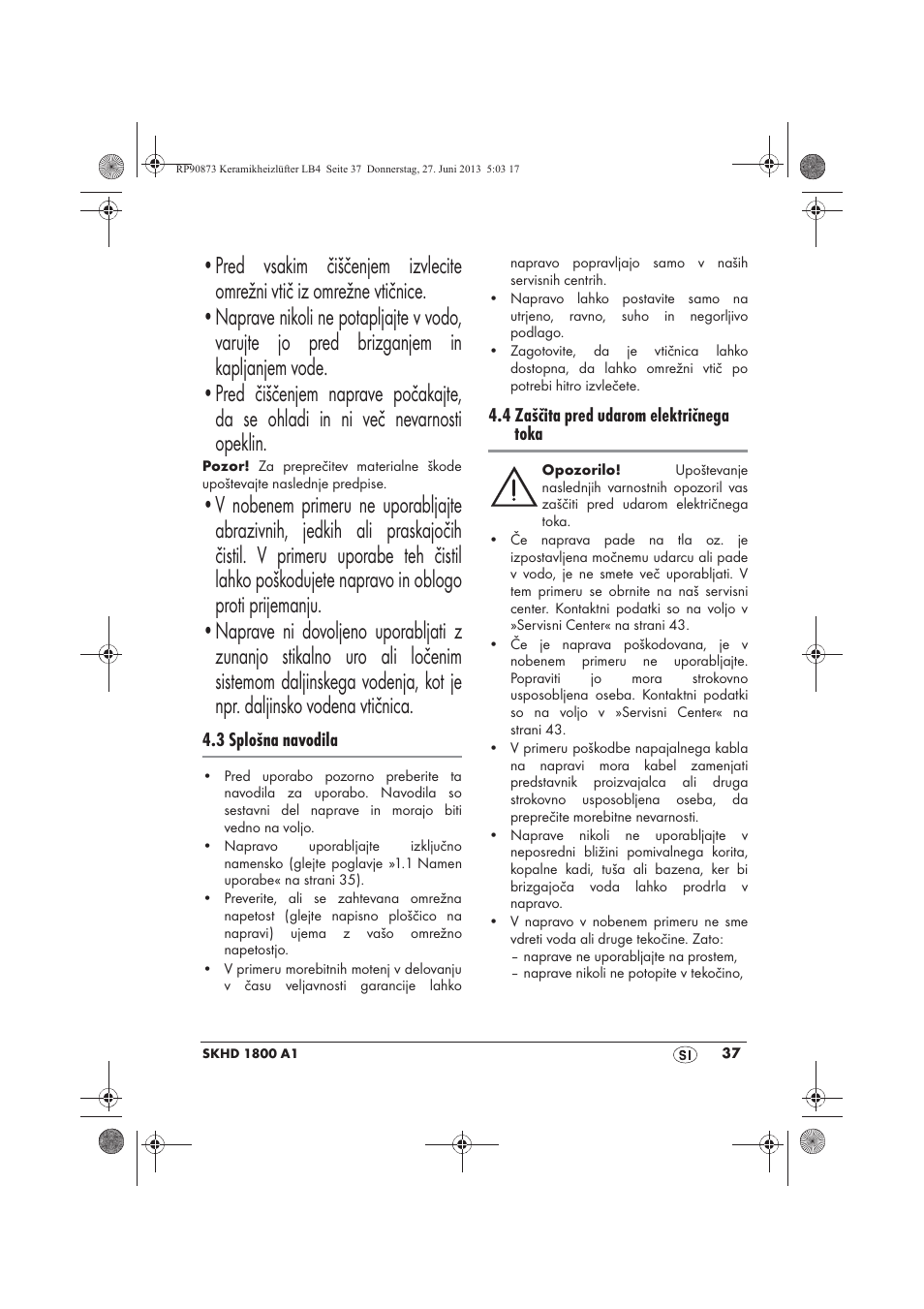 Silvercrest SKHD 1800 A1 User Manual | Page 39 / 78