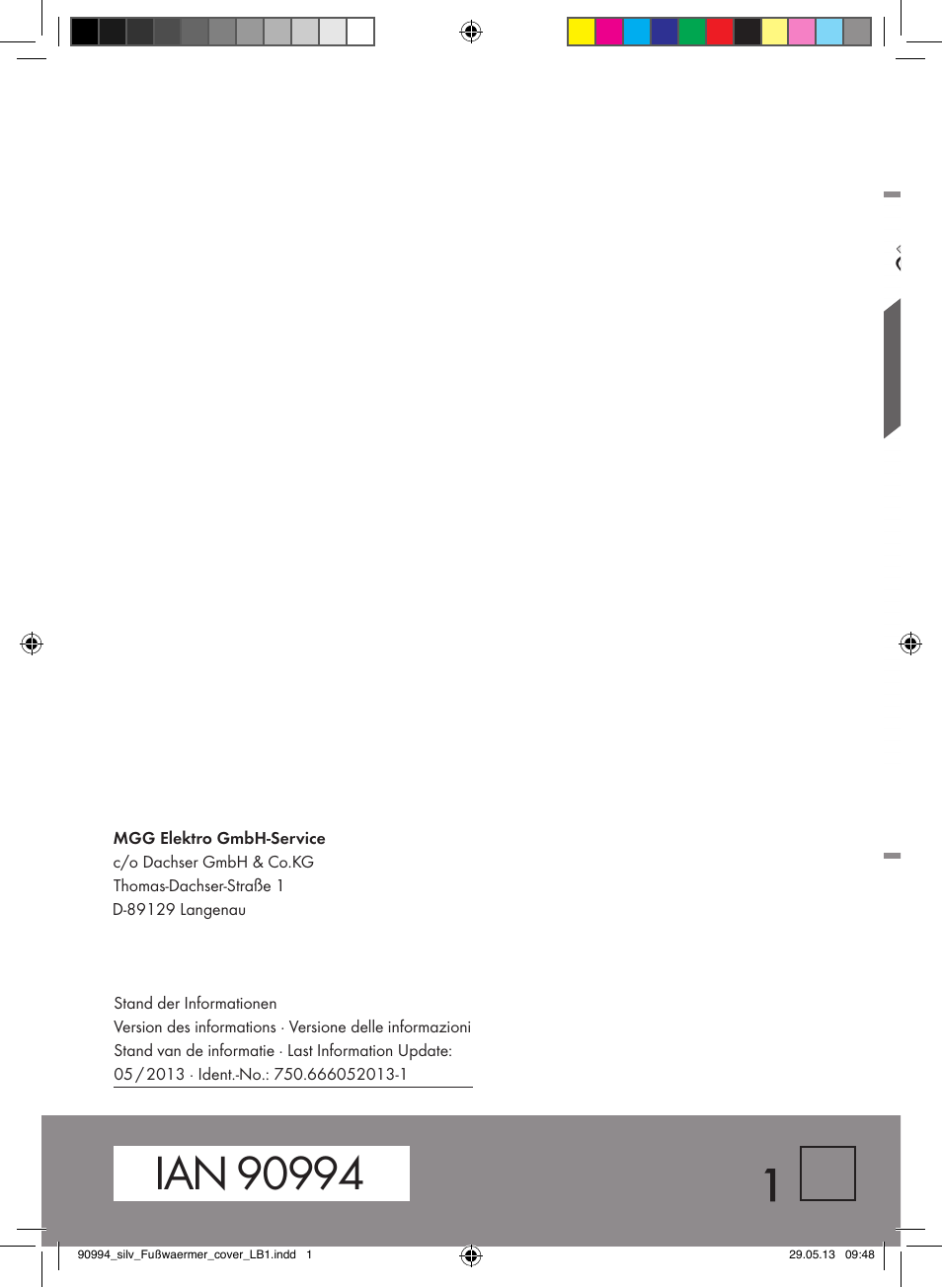 Silvercrest SFW 100 B2 User Manual | Page 45 / 45