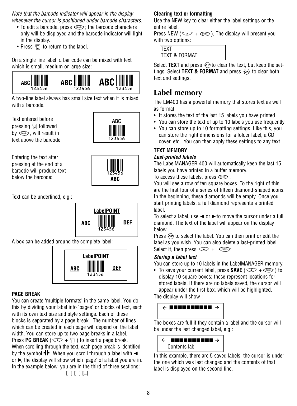 Dymo 400 User Manual | Page 10 / 13