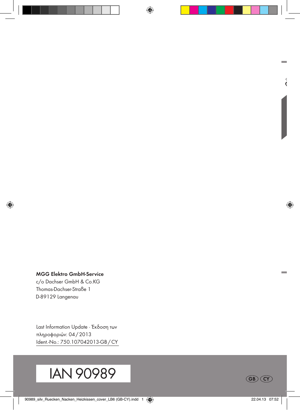 Silvercrest SRNH 100 B2 User Manual | Page 21 / 21