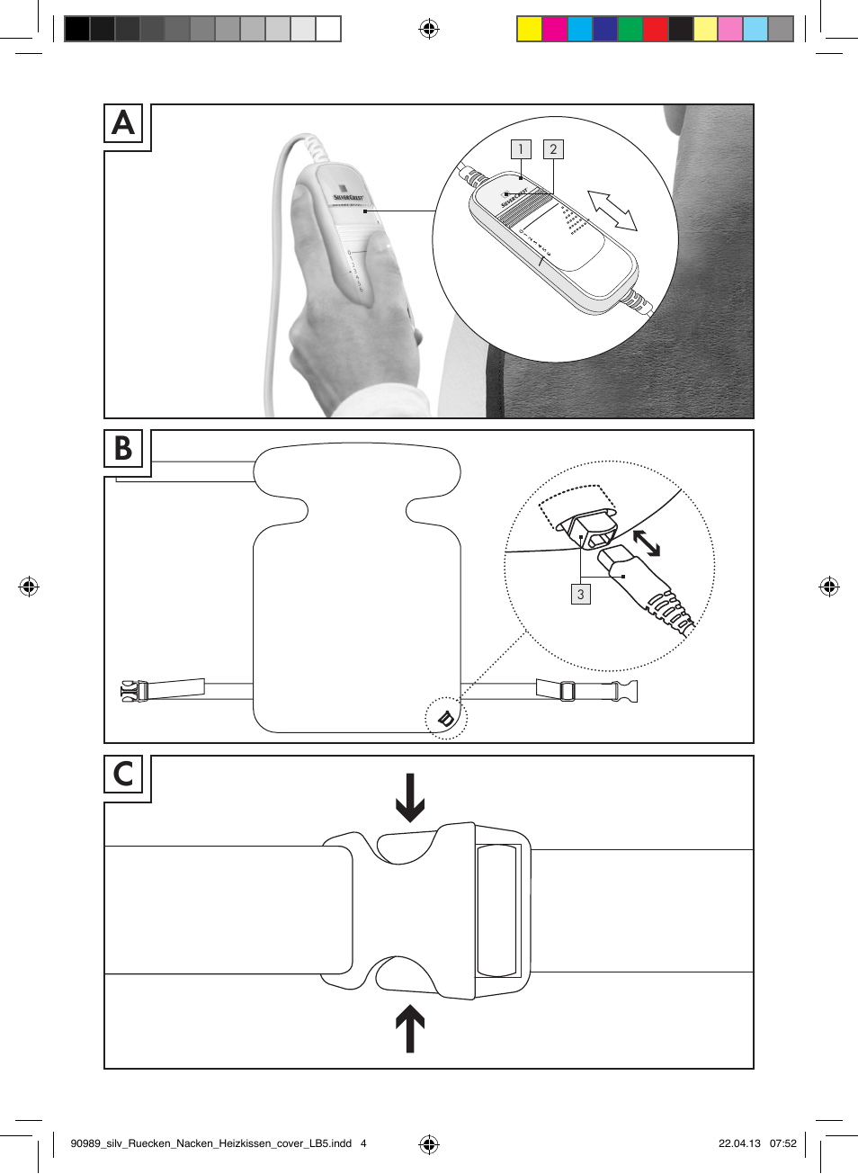 Ab c | Silvercrest SRNH 100 B2 User Manual | Page 3 / 45