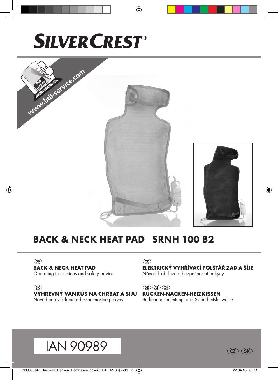 Silvercrest SRNH 100 B2 User Manual | 37 pages