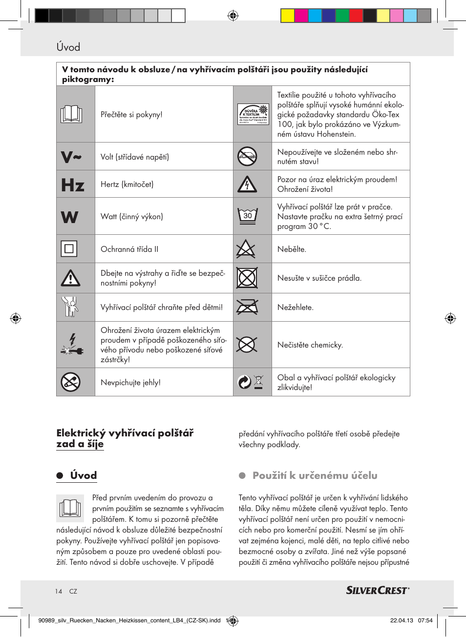 Úvod | Silvercrest SRNH 100 B2 User Manual | Page 14 / 37