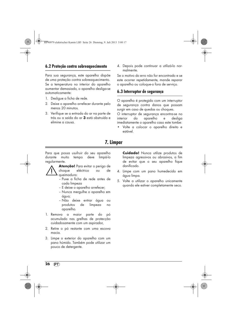 Limpar, 2 proteção contra sobreaquecimento, 3 interruptor de segurança | Silvercrest SKE 1500 A1 User Manual | Page 28 / 50