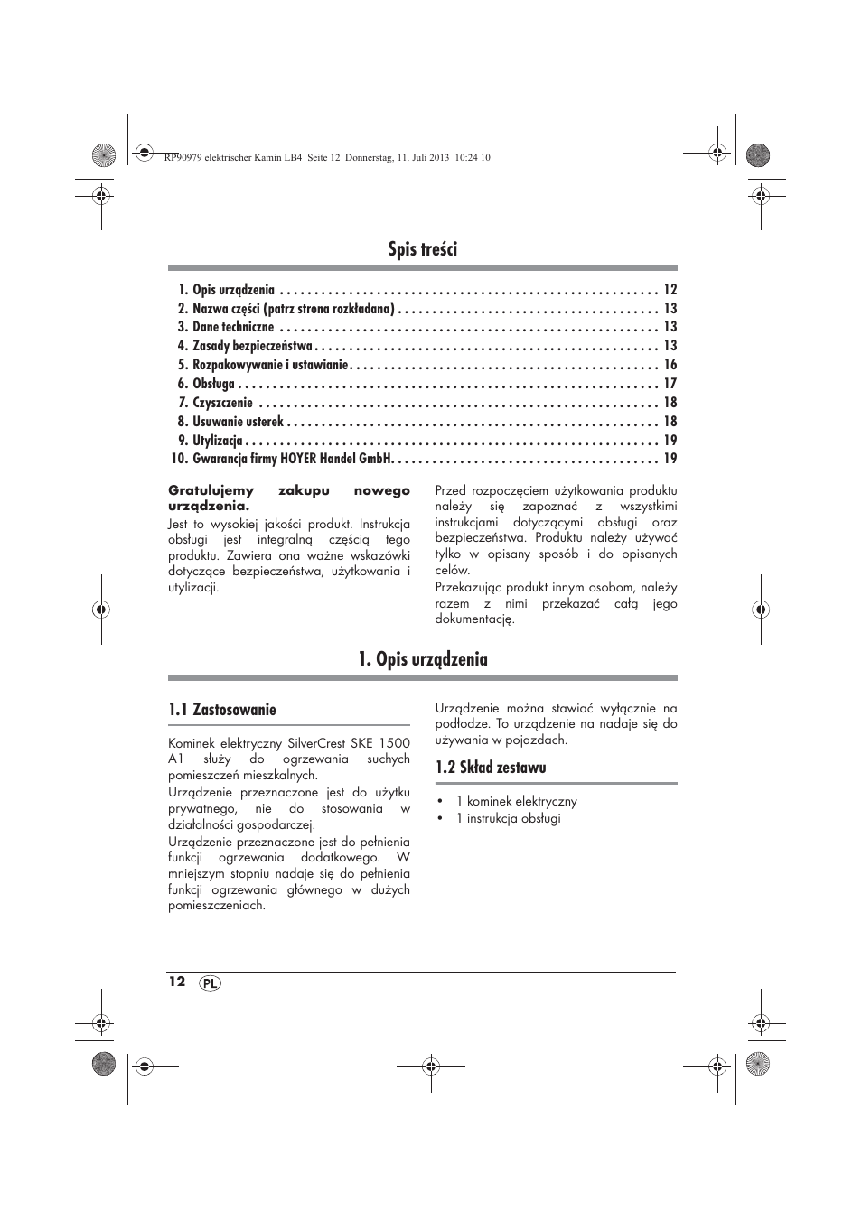 Silvercrest SKE 1500 A1 User Manual | Page 14 / 70